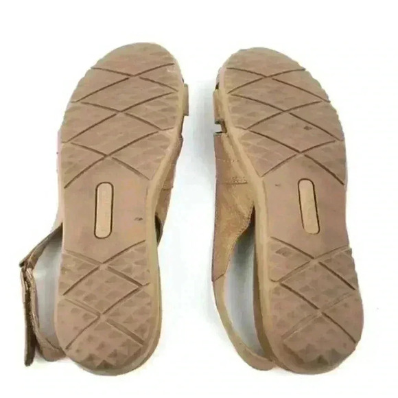 Baretraps Flats Sz 7 Rory Tan Leather Sticky Strap - Picture 5 of 8